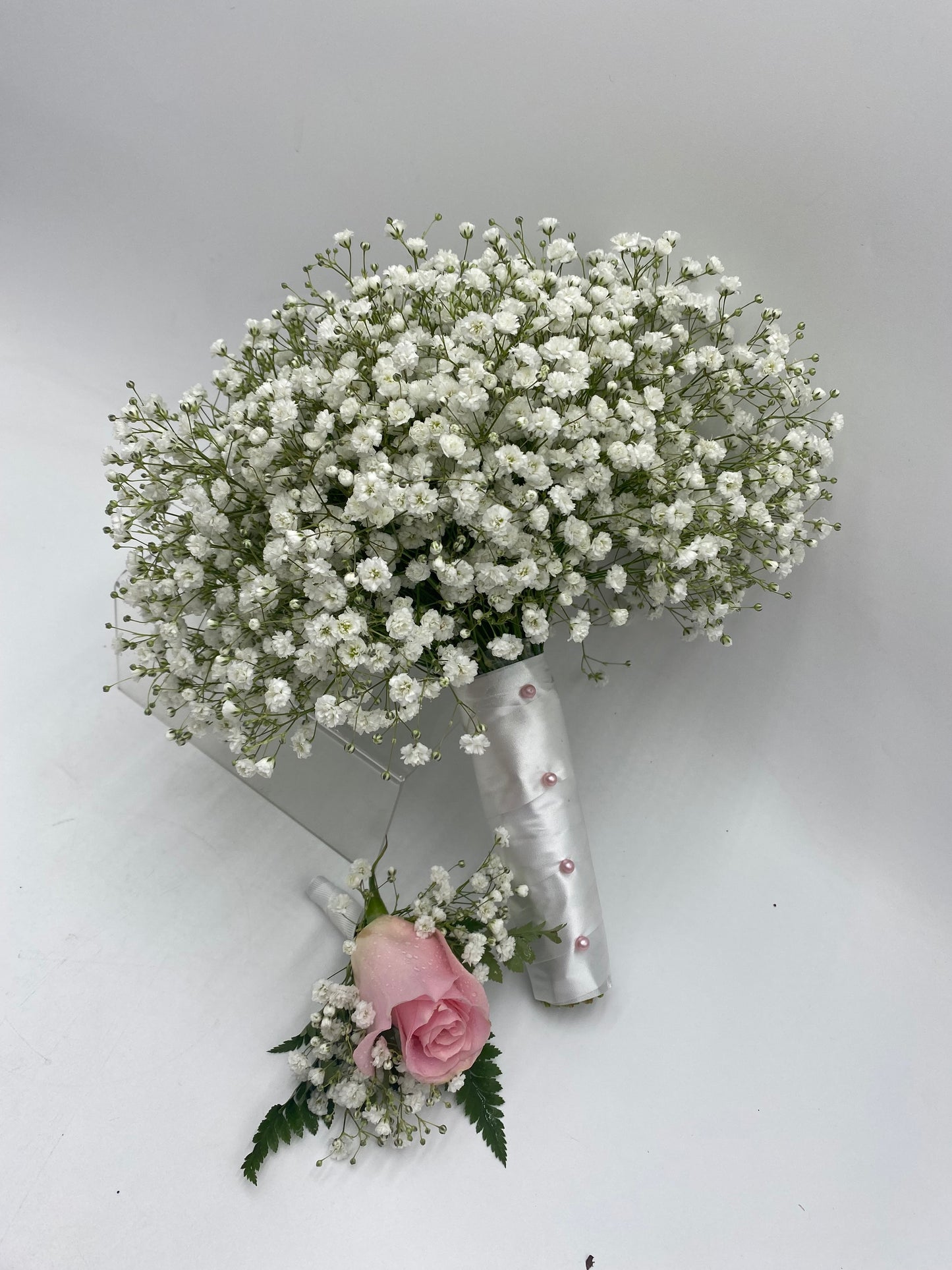Babys Breath & Boutonniere