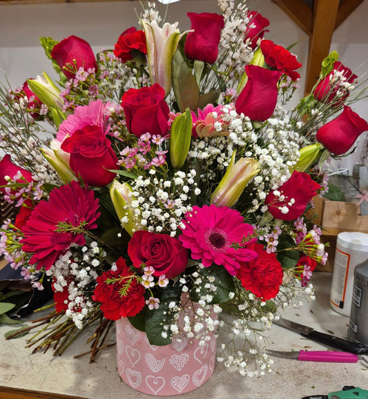 Forever Yours Heart Vase