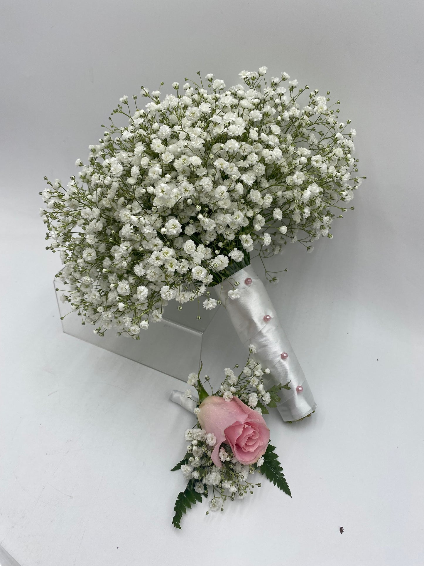 Babys Breath & Boutonniere